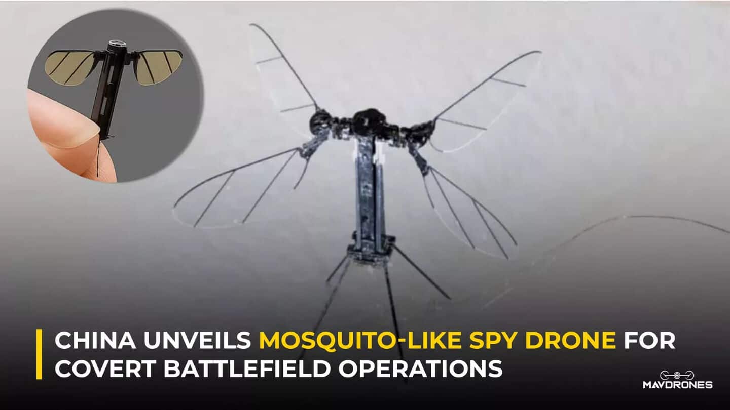 Microdrones Insect China unveils mosquito-like micro-drone prototype