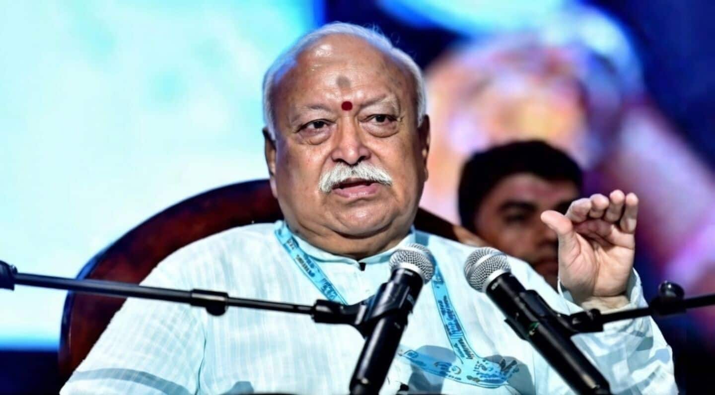 RSS chief calls for 3-child policy, asks to report migrants