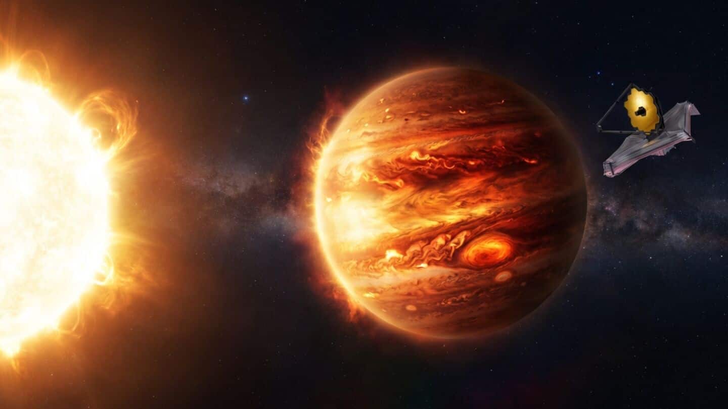 NASA's James Webb documents HD 80606 b's 1,100°F temperature spike