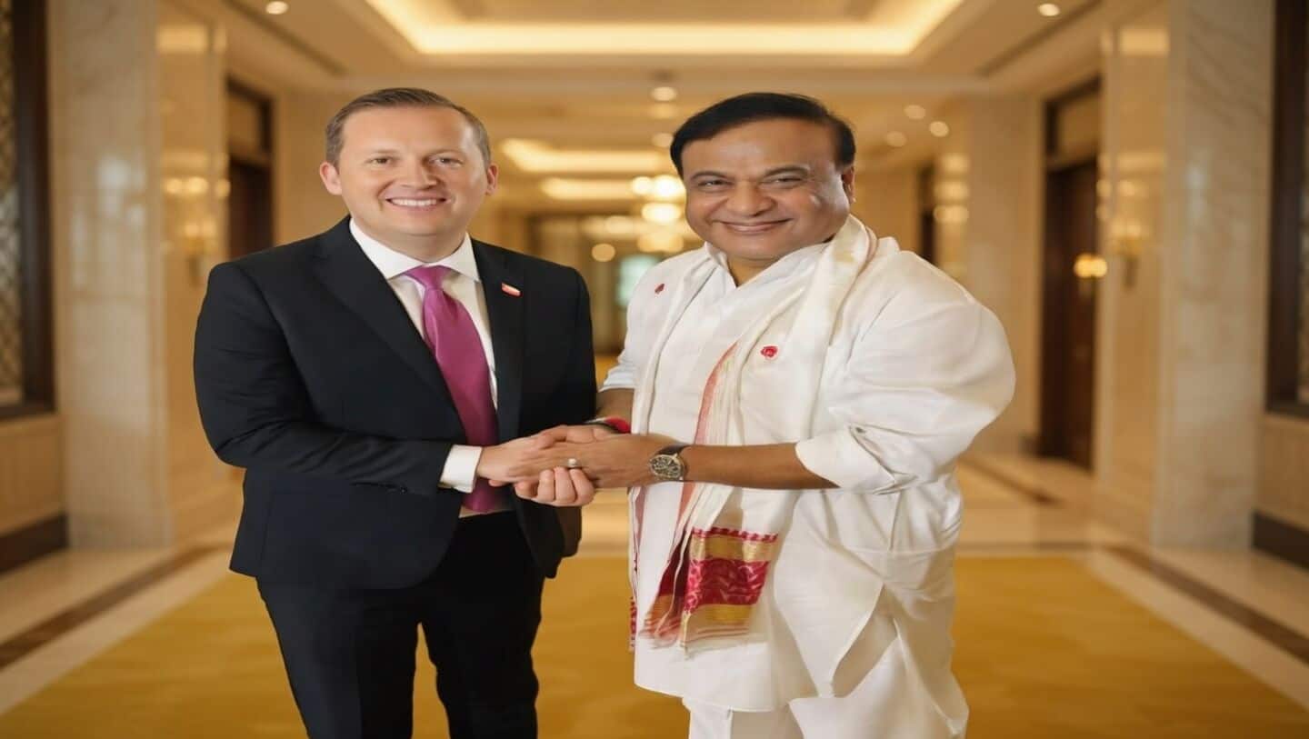 US Ambassador Sergio Gor praises Assam US trade ties