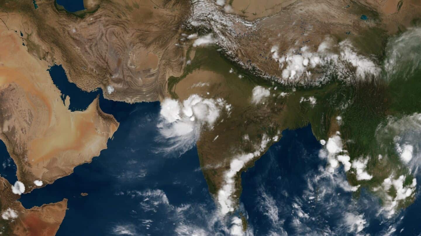 Satellite images indicate southwest monsoon may be season's final downpour