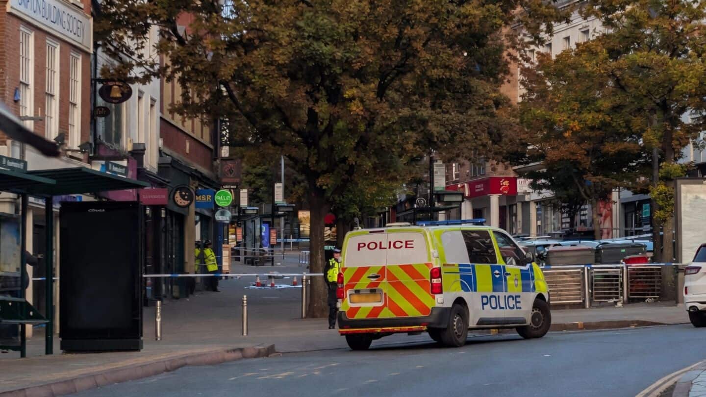 Nottingham officer shot in foot on Angel Row, firearm recovered