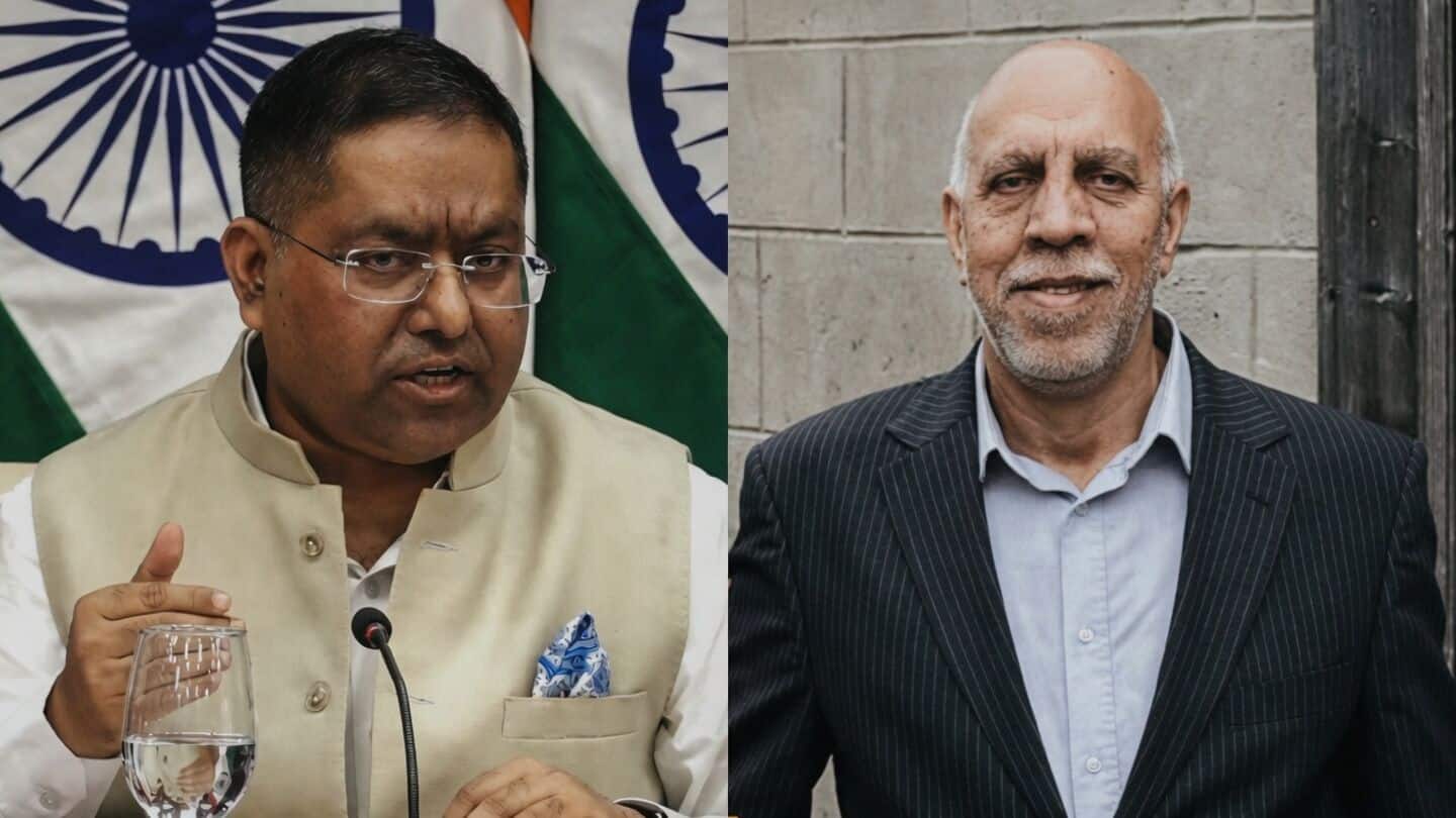 MEA restates Jammu Kashmir Ladakh integral after Zaker Choudhry remark