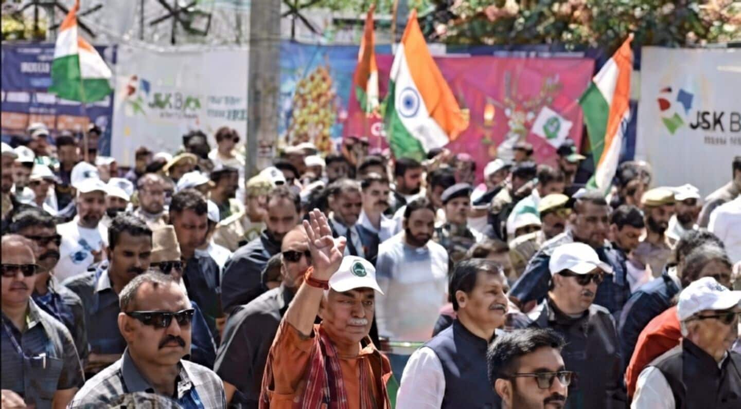 Manoj Sinha's Jammu and Kashmir drive draws over 5 million