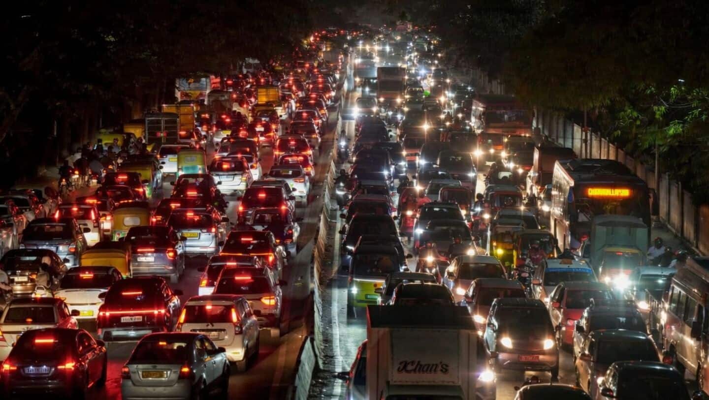 Bengaluru vehicle count tops 12 million, roads face daily jams