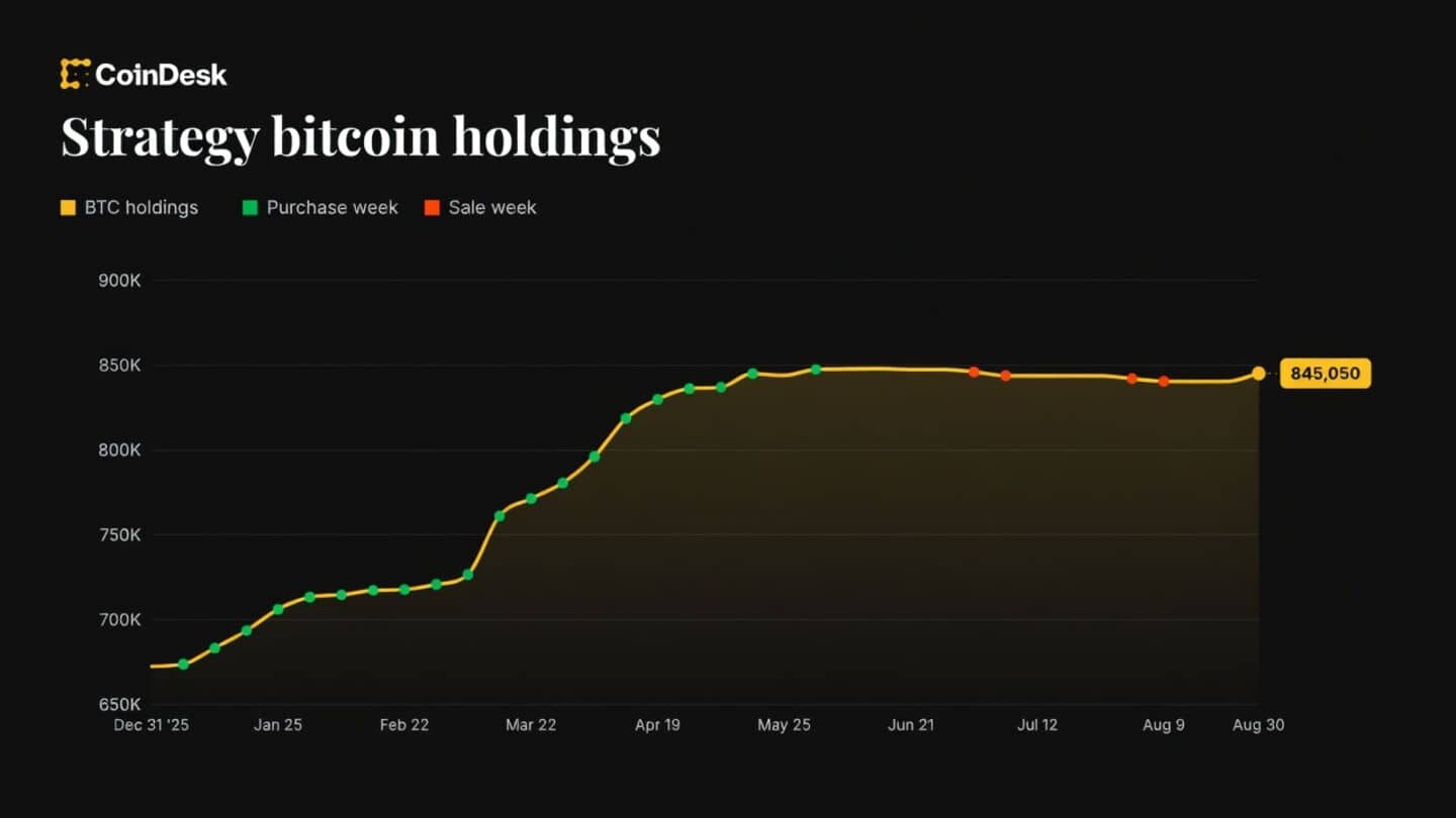 Michael Saylor's strategy buys 4,603 bitcoin for $369.7 million Monday