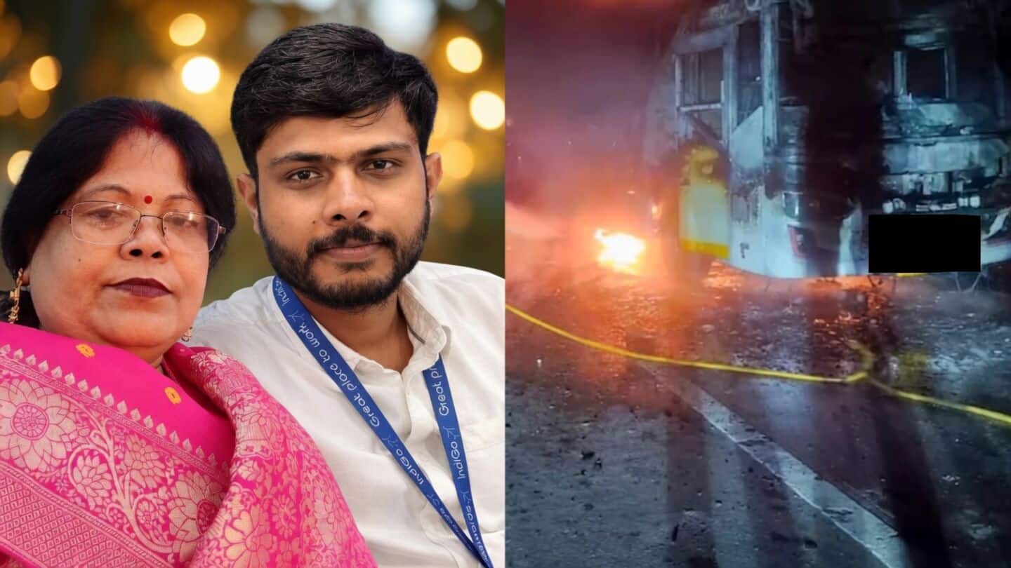 Yamuna Expressway bus fire kills 9 including Neeraj Gupta's relatives