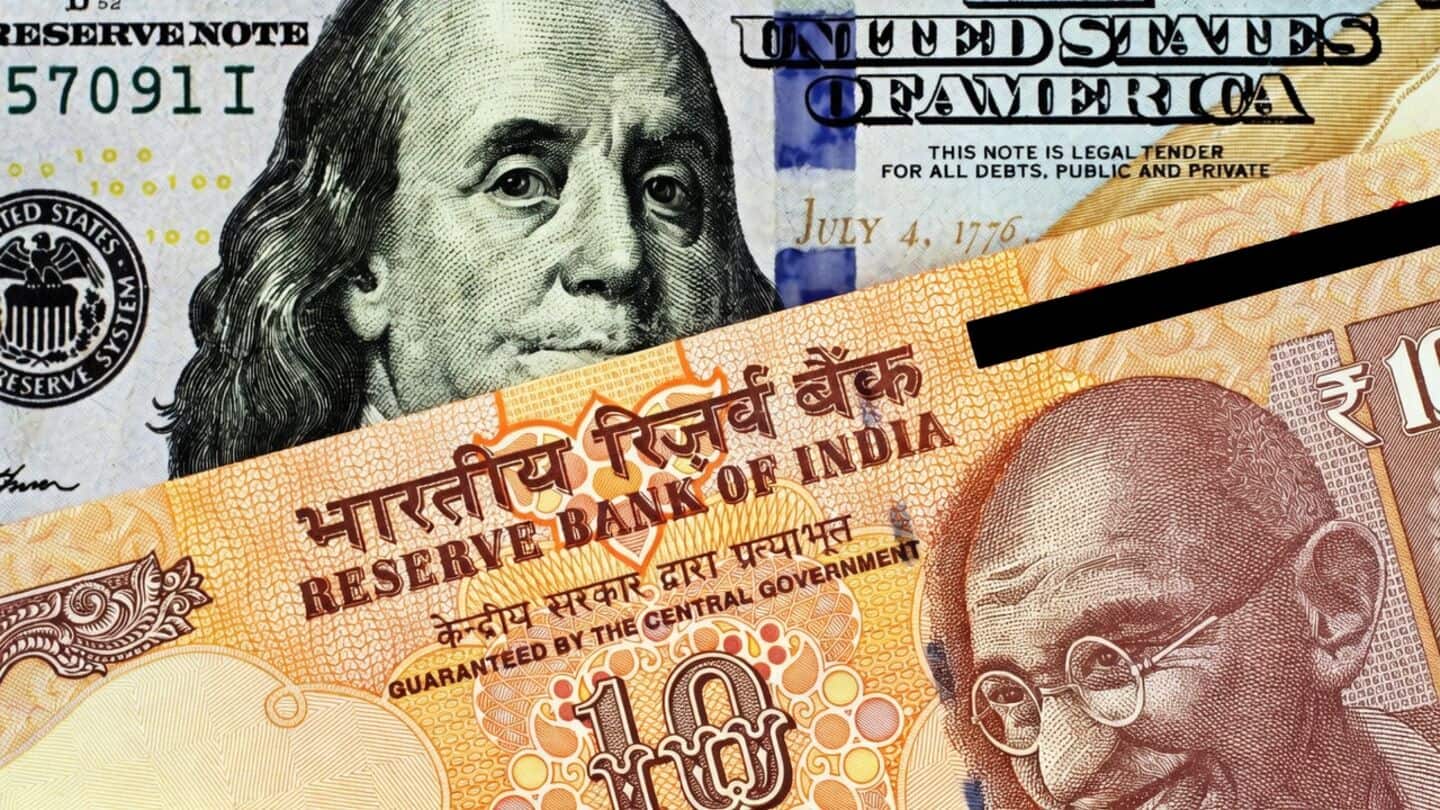Indian rupee at ₹95.35 after RBI action and ₹7,360cr inflow