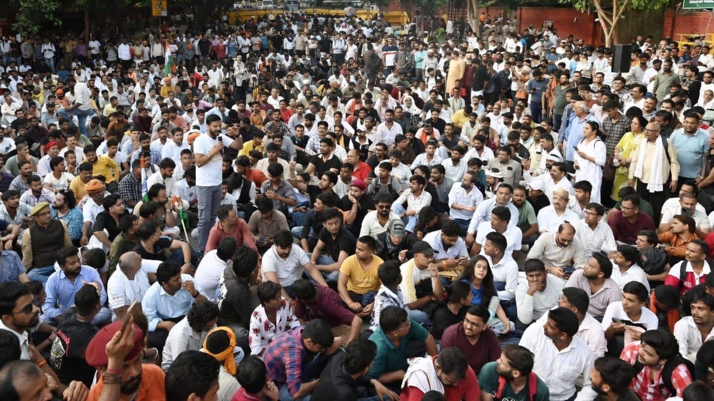 Delhi protest against caste-based reservation sees more than 20 detained