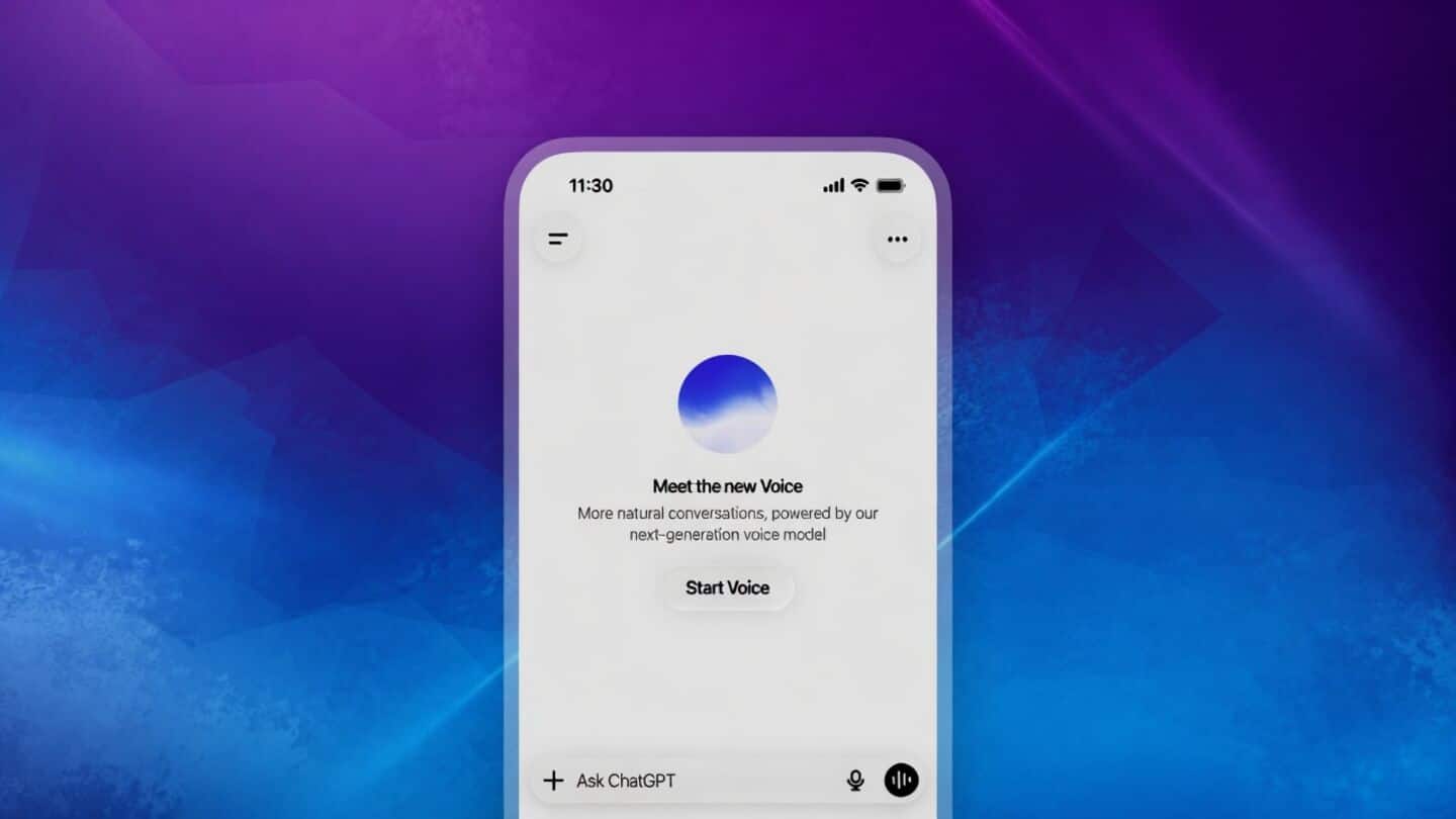 OpenAI launches GPT-Live-1 voice models, full version requires paid subscription