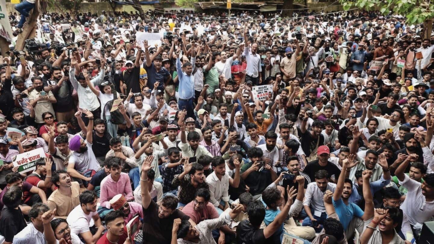 Cockroach Janta Party holds Delhi protest demanding Dharmendra Pradhan's resignation