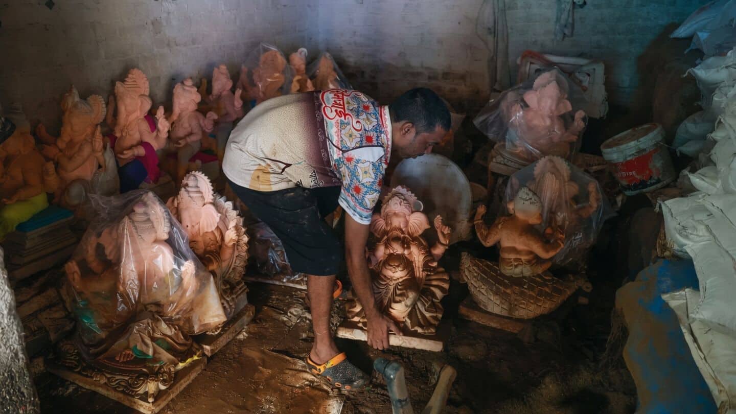 Maharashtra floods destroy thousands of Ganesh idols before Ganesh Chaturthi
