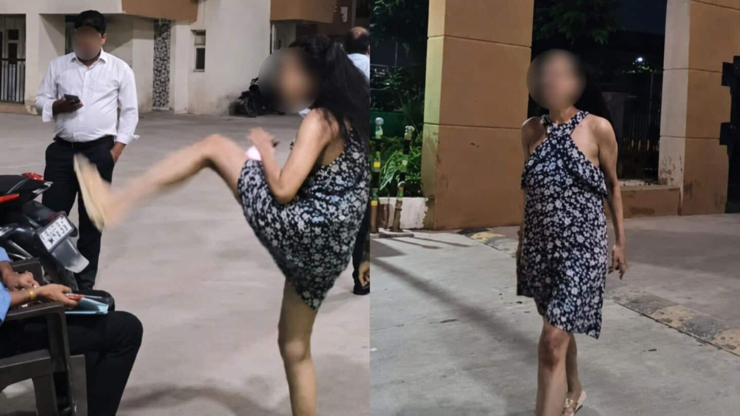 Yesha Kumar, 45, arrested after threatening security guards on video