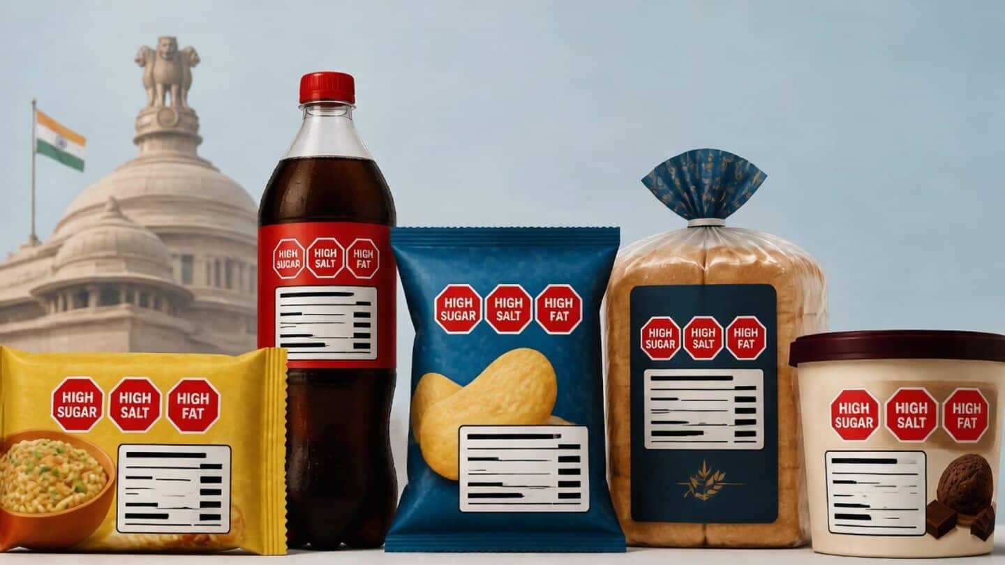 India considers FSSAI red warnings for sugar salt saturated fat