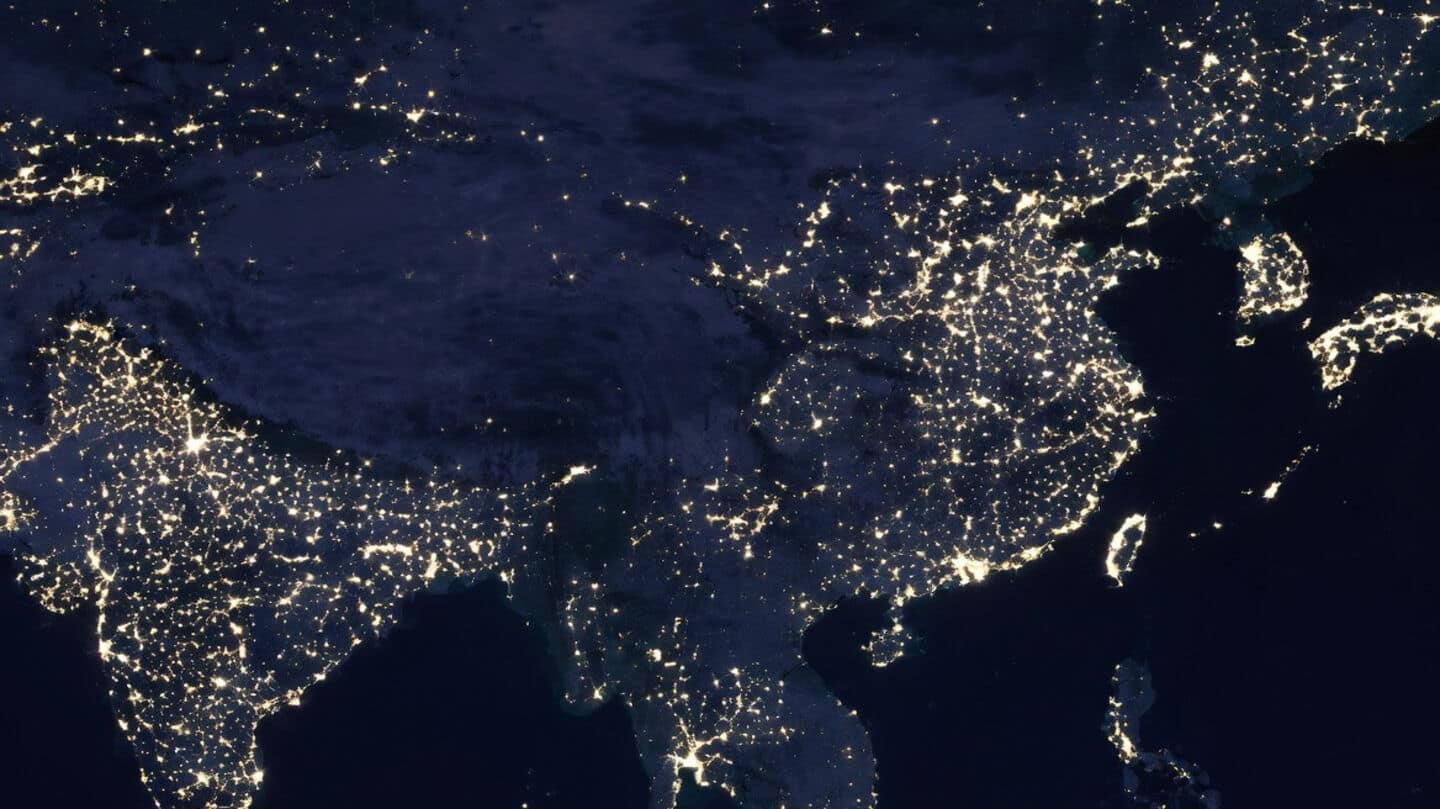 Study finds Earth's nights 16% brighter as electrification spreads