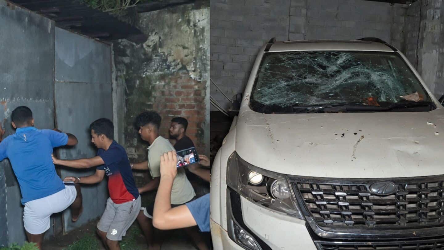 Barrackpore crowd vandalizes TMC councilor Ashish Chakraborty's home after arrest