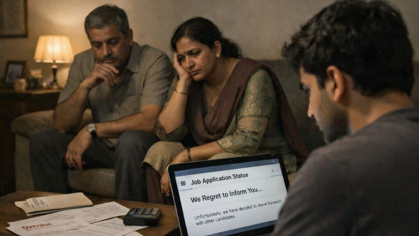 Parents face depression after adult children lose jobs in India