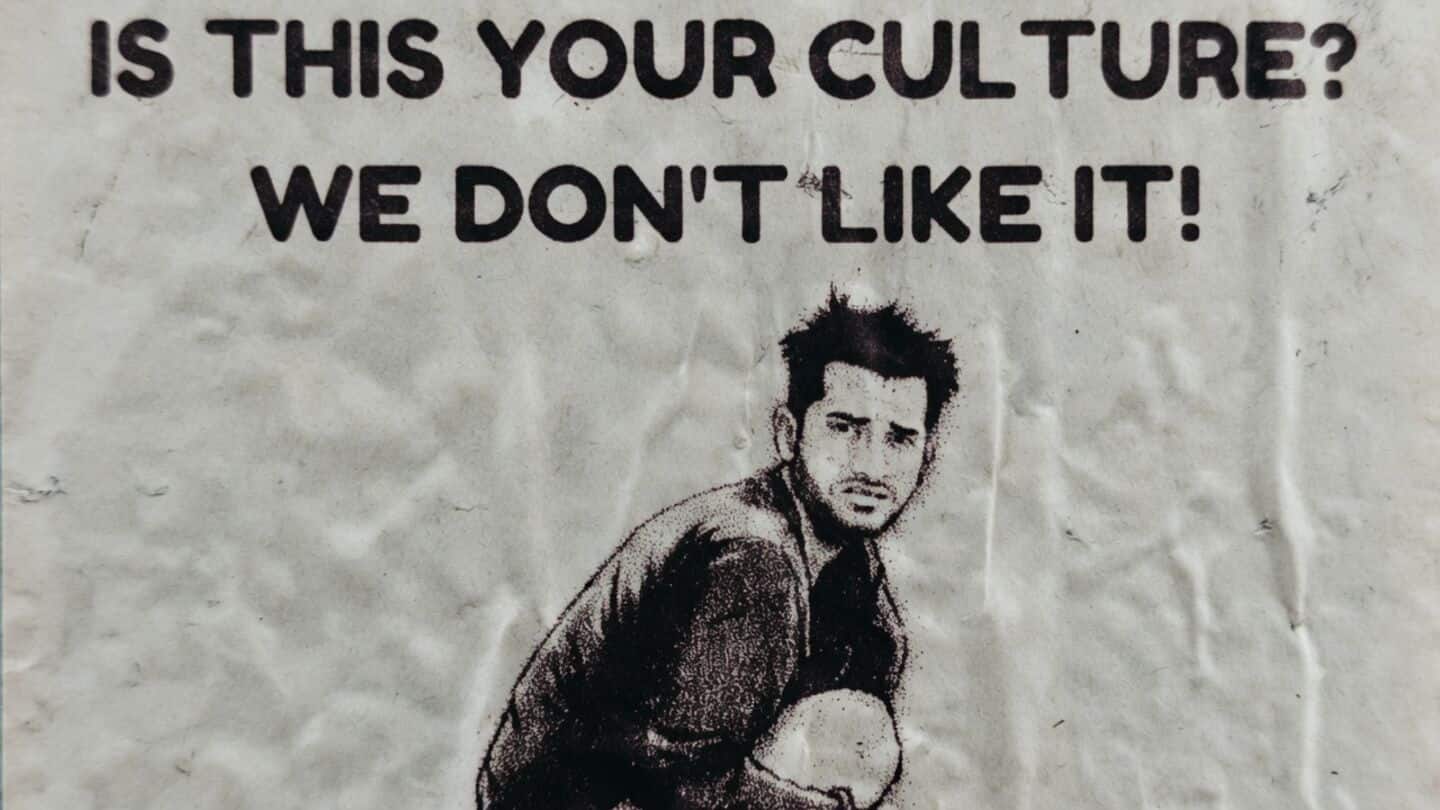 Racist stickers depicting man defecating target Indian community in Cessnock