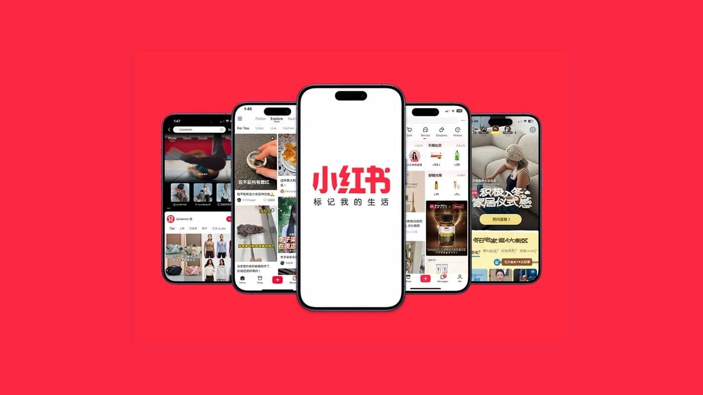 Taiwan bans Xiaohongshu, a major Chinese social app, for 1 year