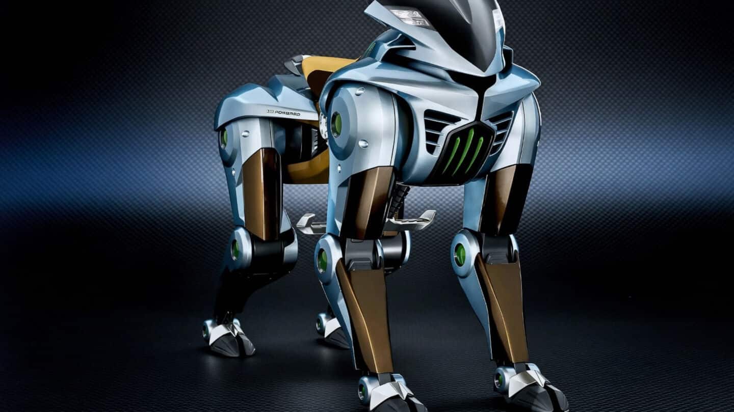 Kawasaki begins development of Corleo 4-legged hydrogen vehicle with swingarm