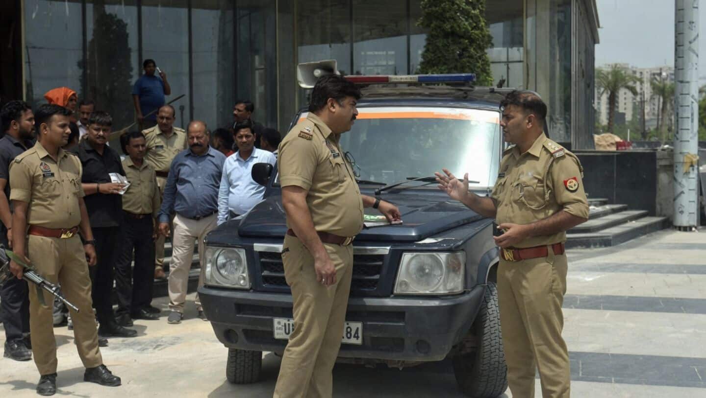Kanwariyas reportedly damage pickup returning from Haridwar near Khadar Chowk