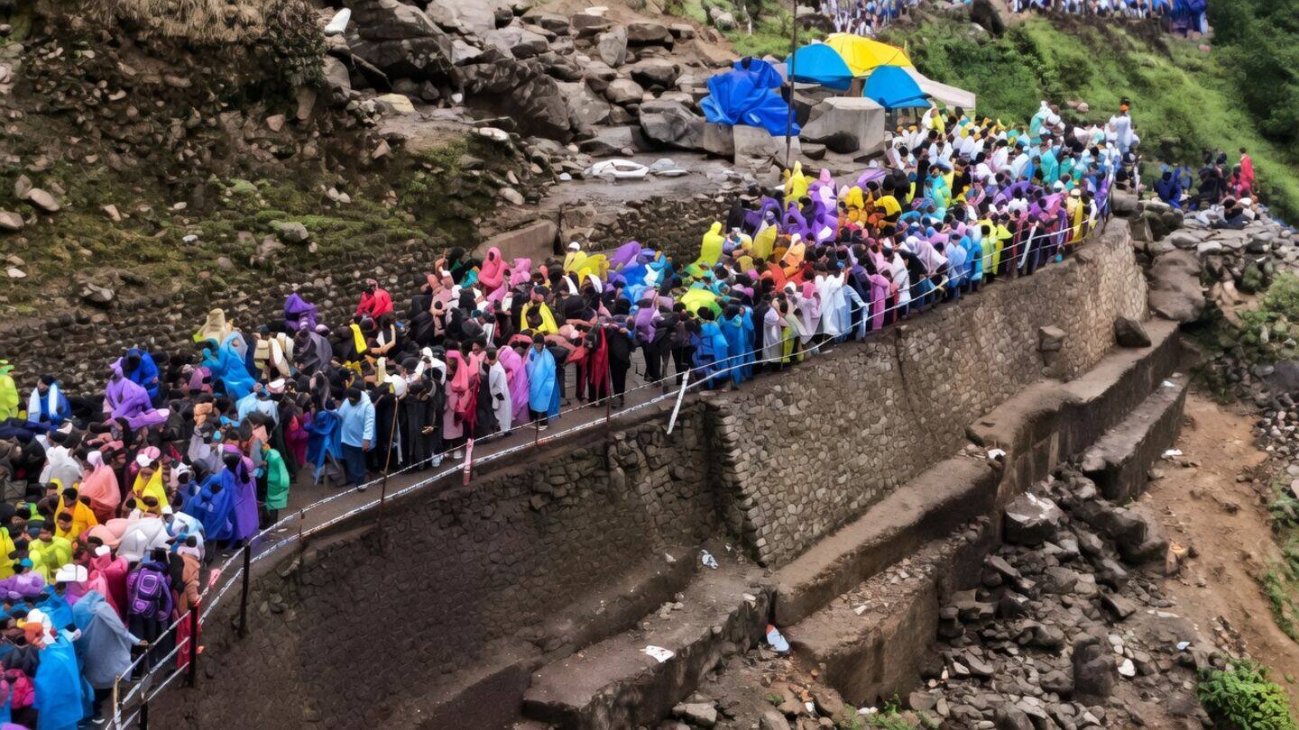 Heavy rain triggers Uttarakhand landslides and blocks pilgrimage roads