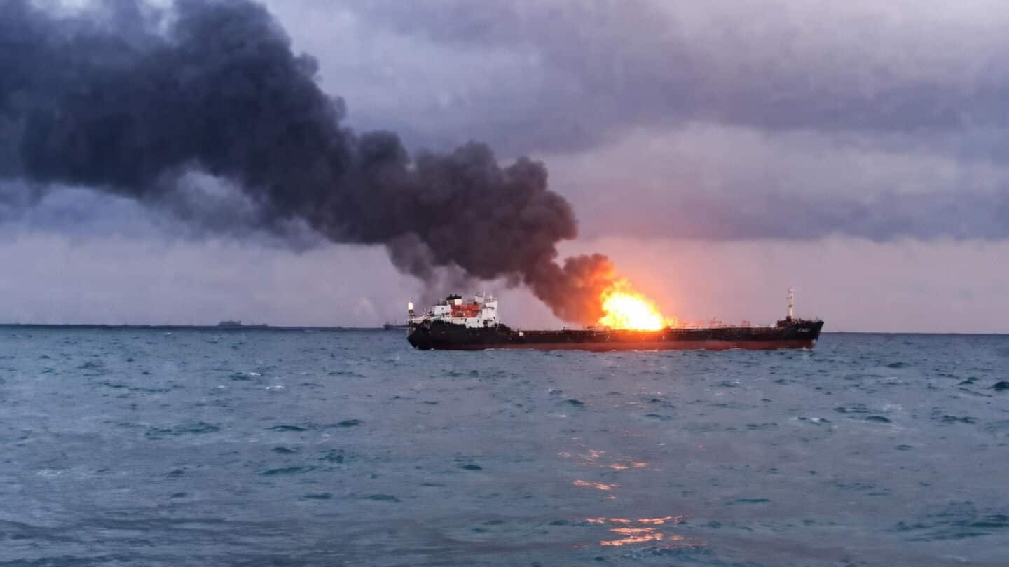 Drone strikes MT Petro Dolphin near Oman, 2 Indians missing