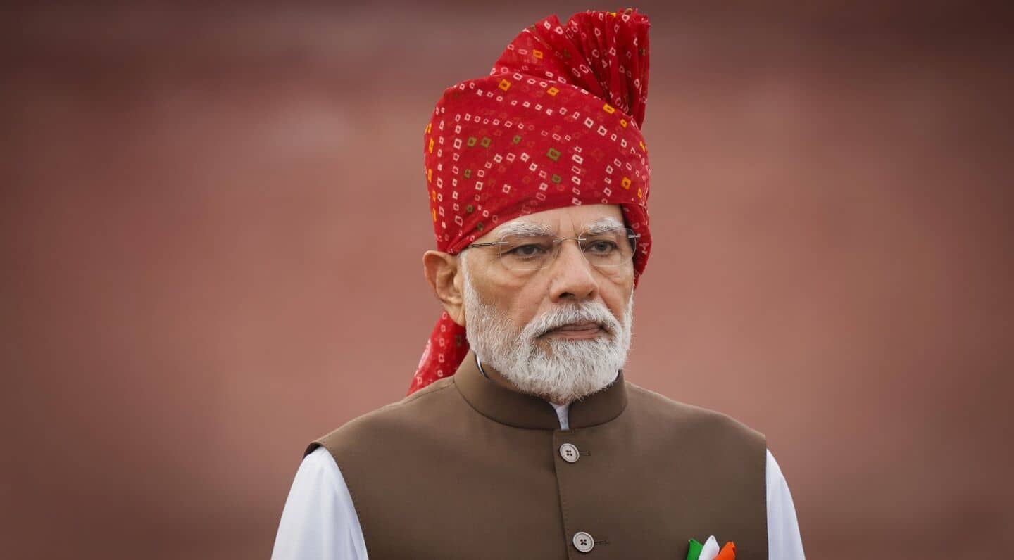 PM Modi credits 1.4 billion, urges developed India by 2047