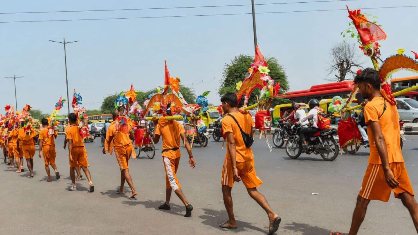 Kanwar Yatra begins and Delhi Police warns of traffic jams