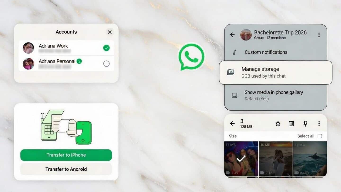 WhatsApp adds multi-account support on iPhone