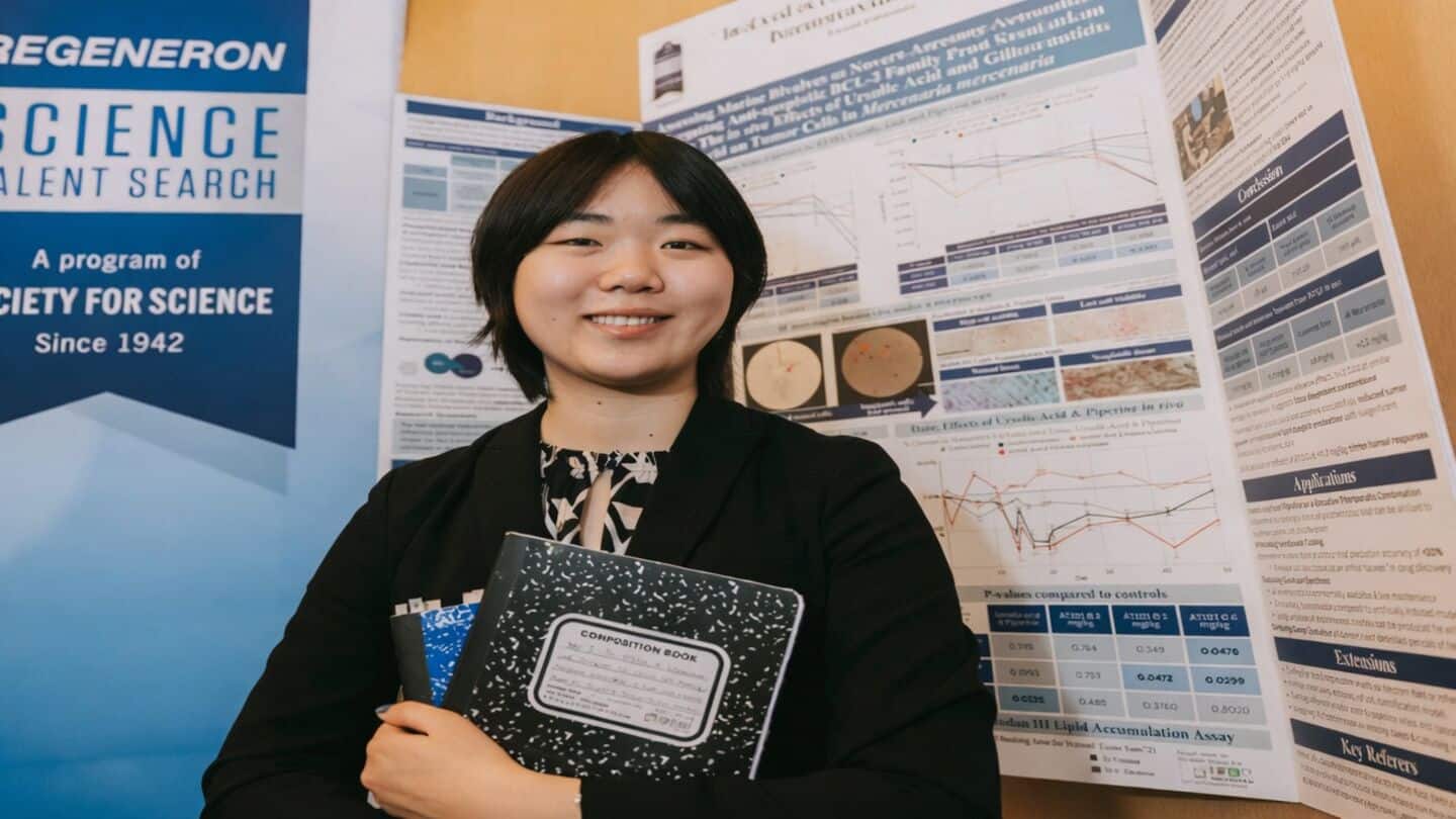 Iris Shen, 17, awarded $150,000 for clam leukemia model