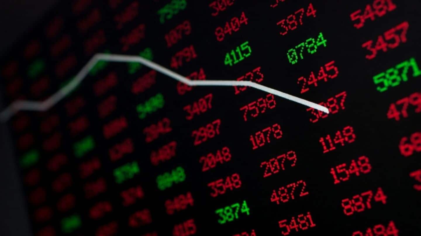 Sensex falls about 200 points as Nifty slips below 23,350