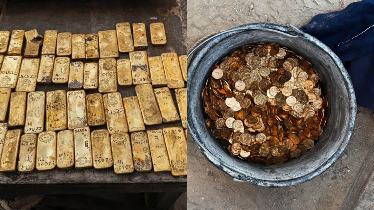 Dendermonde workers uncover 49 gold bars, coins worth nearly ₹98cr