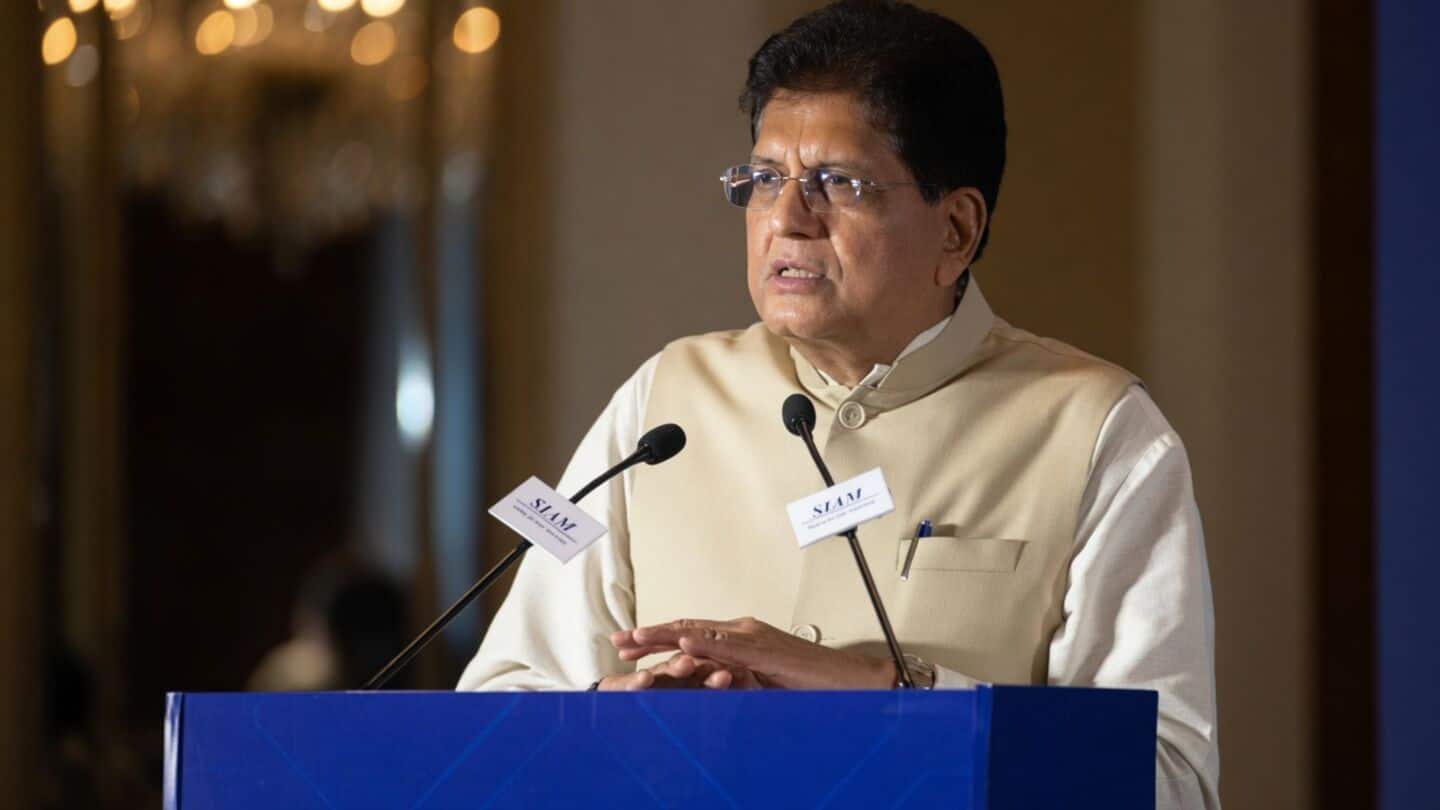 Piyush Goyal urges carmakers to boost exports to $1 trillion