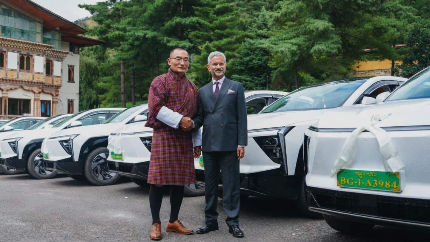 S. Jaishankar hands 54 Mahindra XUV 9E SUVs to Bhutan