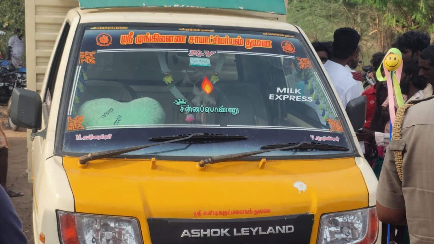 Dindigul milk van kills 4 children, driver Saravana Kumar arrested