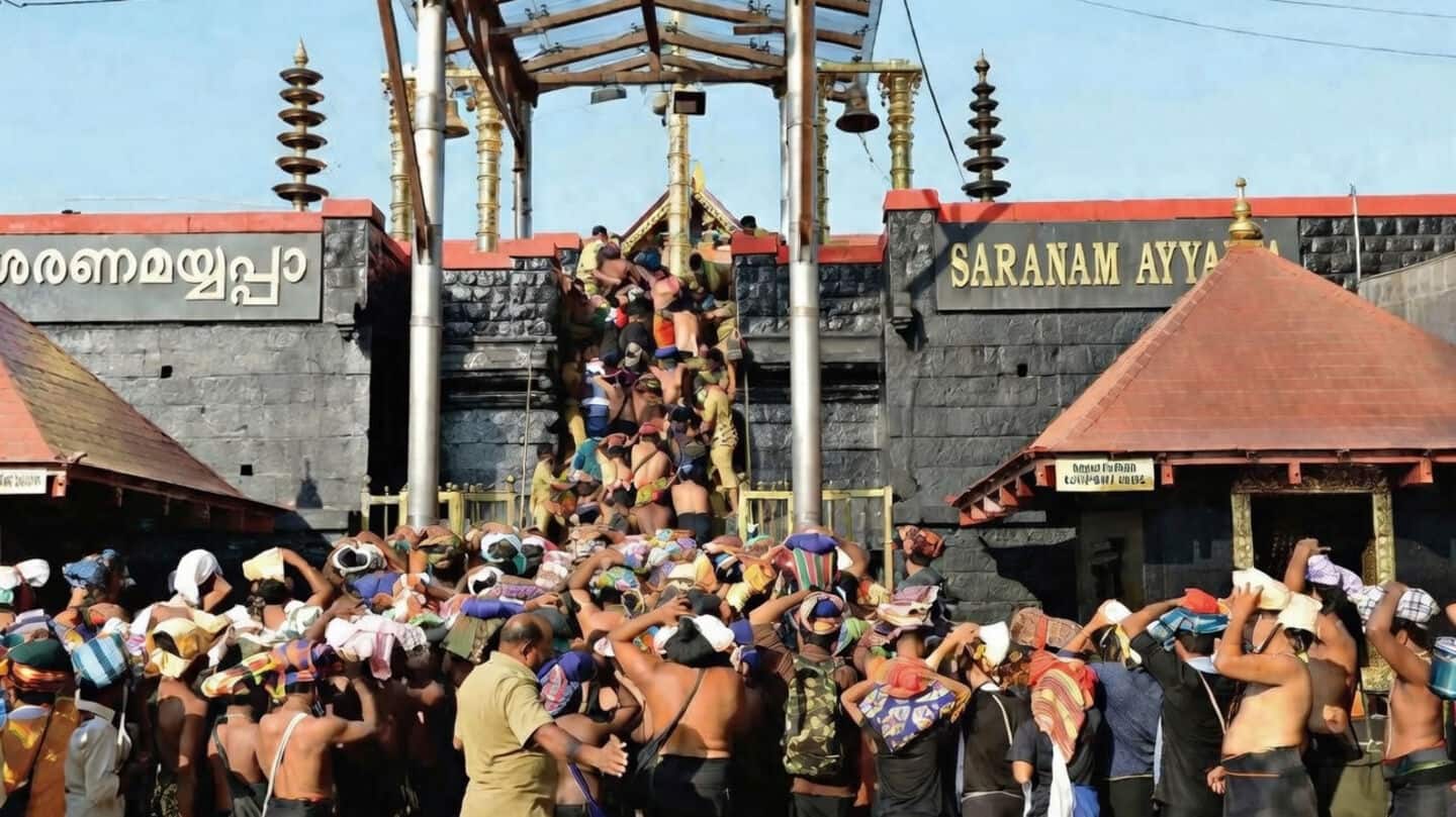 Center backs Sabarimala ban on women aged 10 to 50