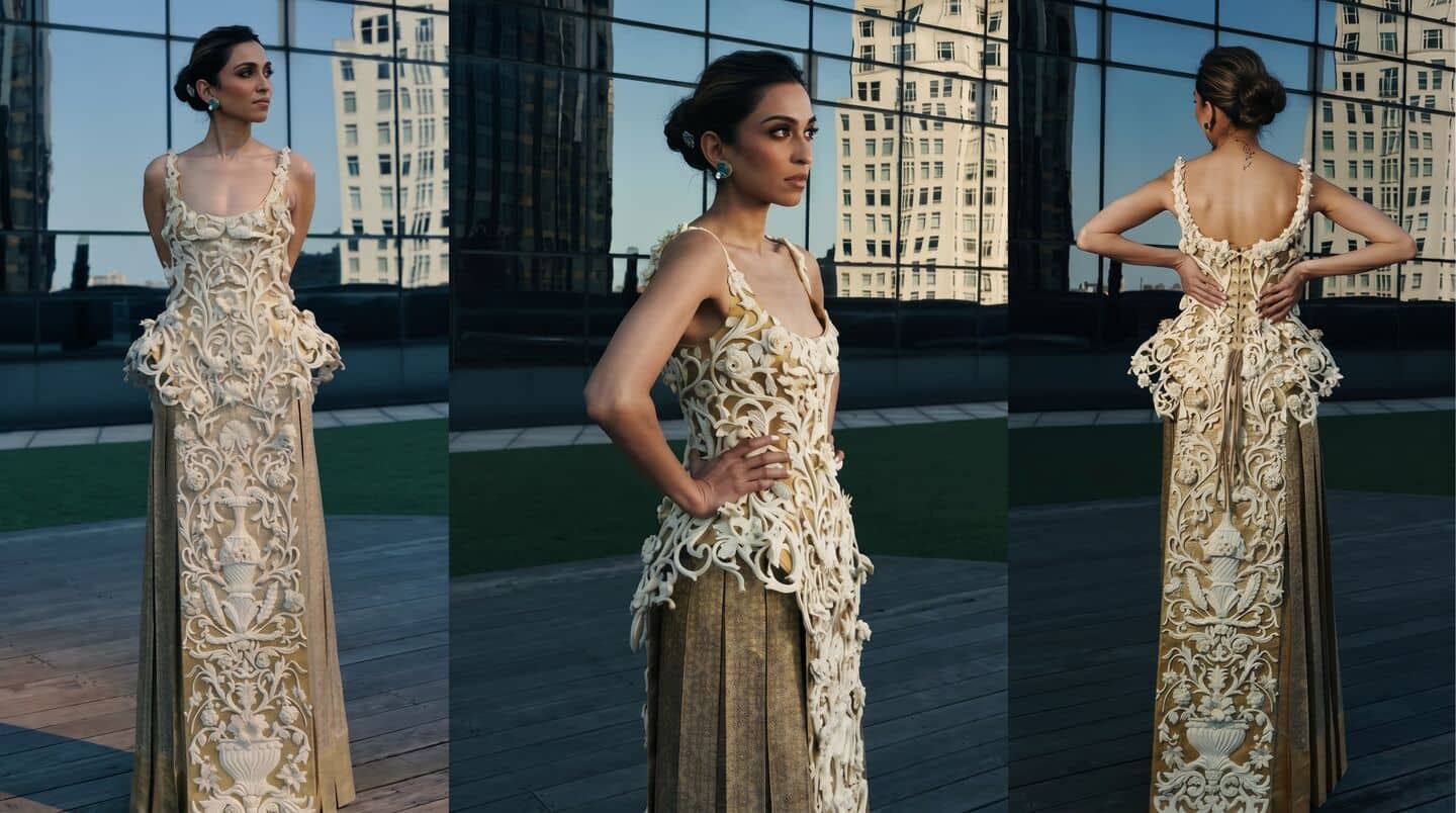 Girotra's Met Gala gown worn by Jatia spotlights shola craft