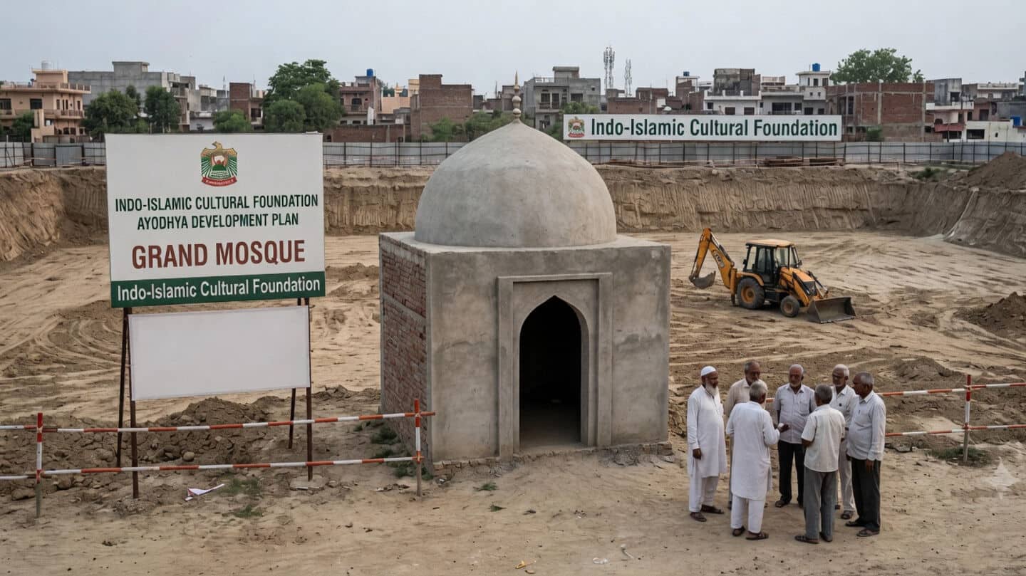 Dhannipur mosque in Ayodhya scaled down from ₹300cr to ₹3cr