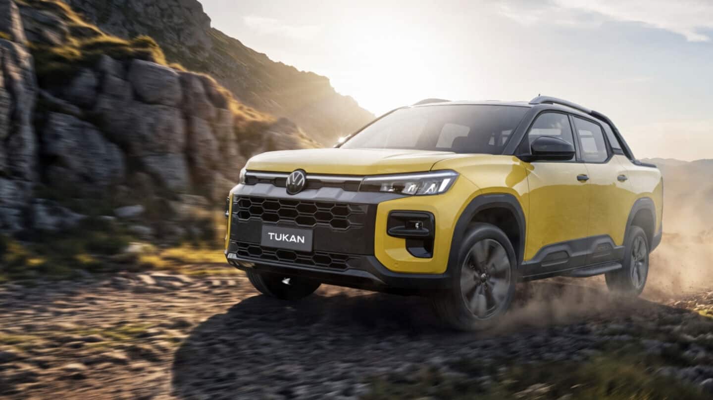 Volkswagen unveils Tukan compact pickup for Brazil, arriving H1 2027