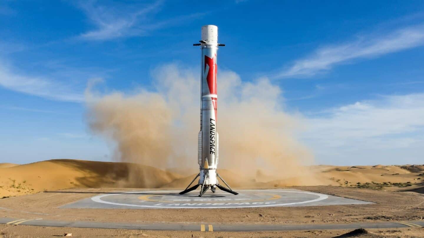 LandSpace achieves China's 1st ground landing of orbital rocket stage