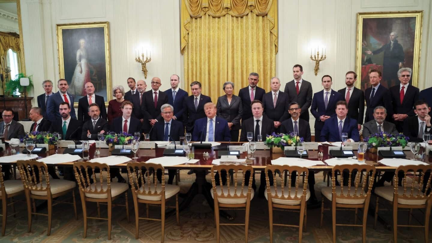 Trump hosts White House AI summit aiming to outpace China