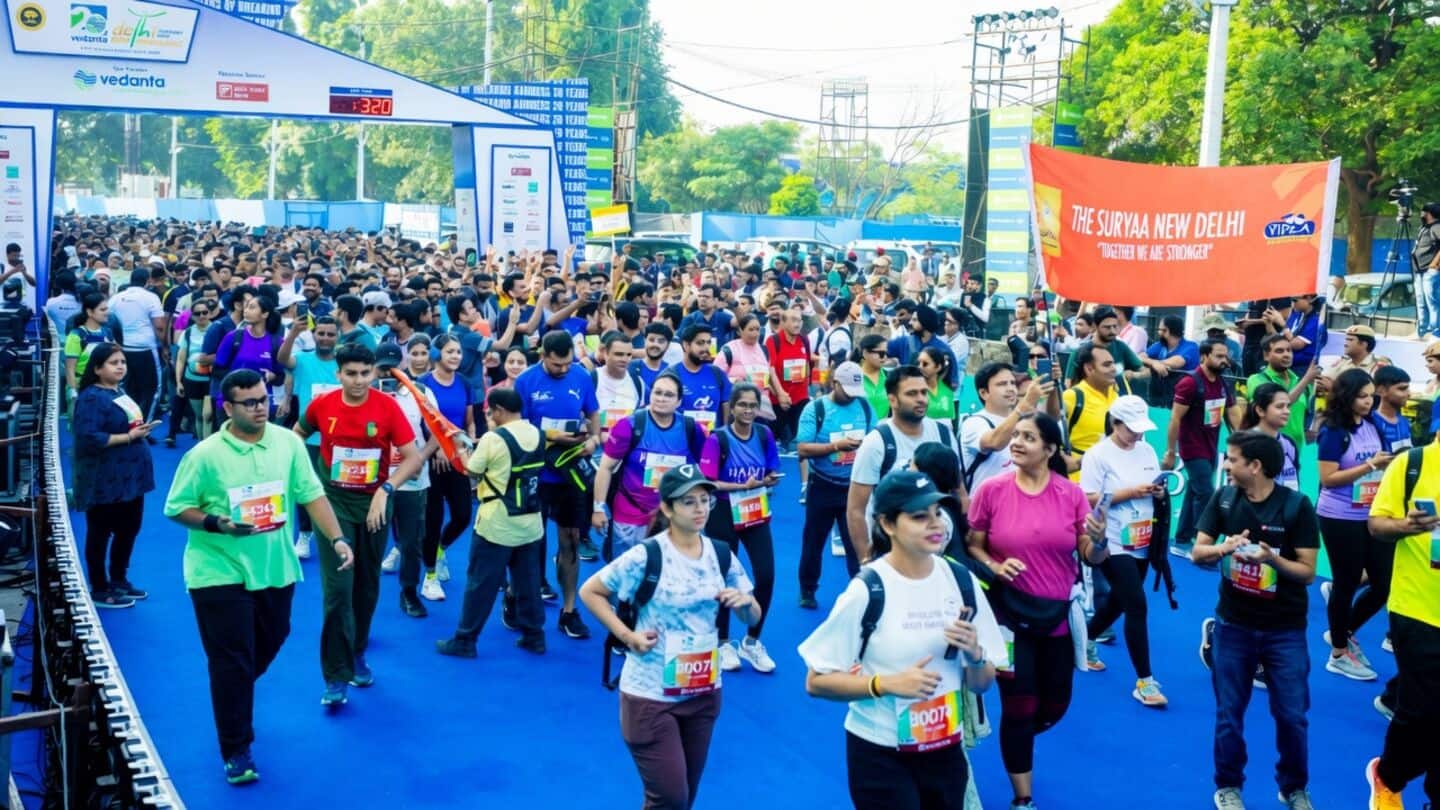 Delhi Half Marathon route changed Sunday amid Election Commission protests