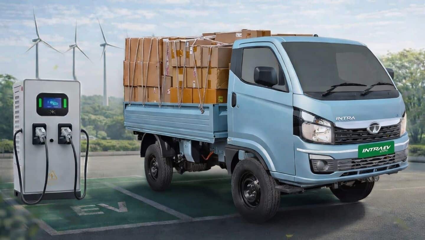 Tata Motors launches Intra EV pickup for India priced ₹11.95L