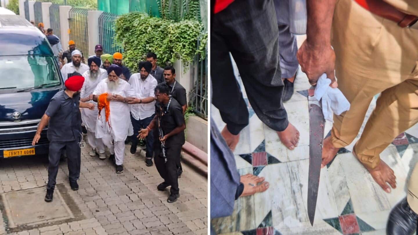 SAD chief Sukhbir Singh Badal attacked with kirpan in Nanded
