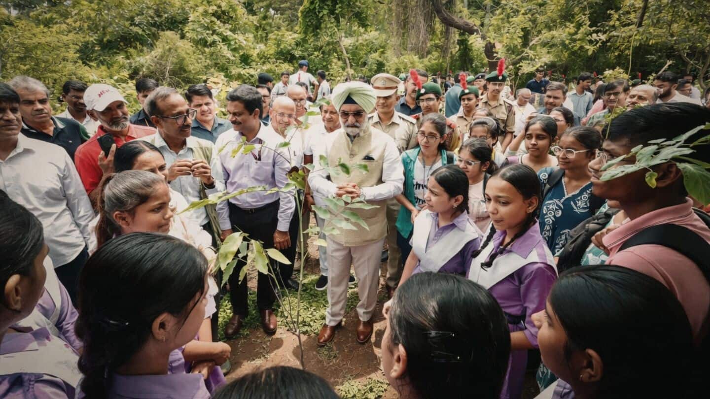 Delhi Development Authority plants over 100,000 saplings across 77 sites