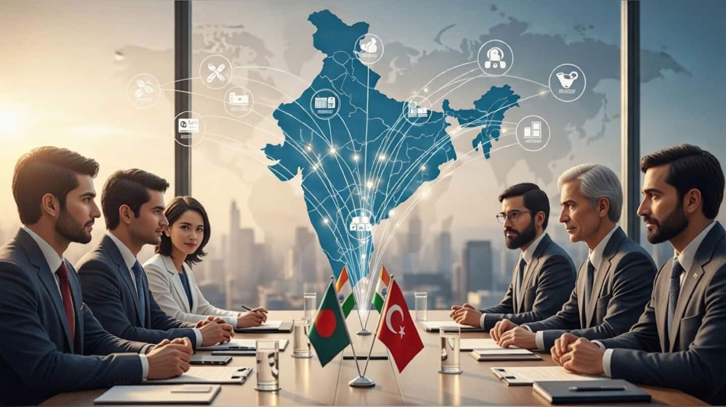 India holds talks with Turkiye and meets Bangladesh's foreign minister