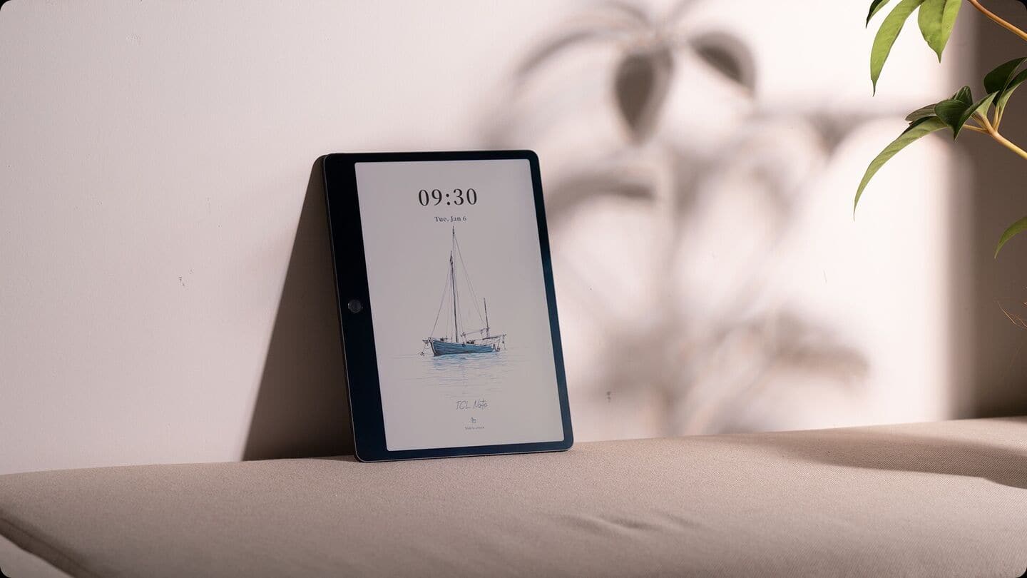 TCL launches Note A1 Nxtpaper: A tablet that feels like paper