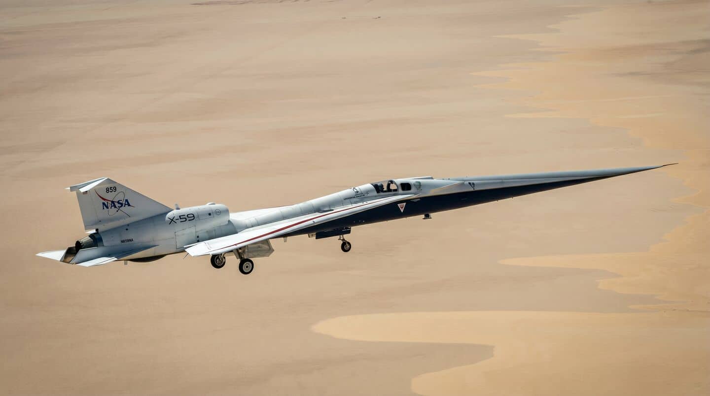 NASA's X-59 set for 1st supersonic flight with quiet 'thump'