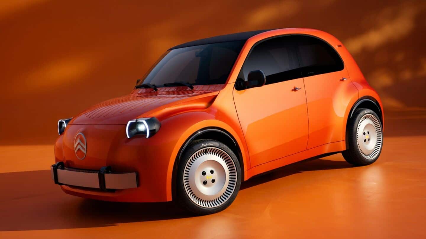 Citroen unveils compact 2CV EV at Paris Motor Show